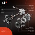 Power Steering Pump for Honda Civic 1.6L 1996-2000 CR-V CRV 2.0L 1997-2001