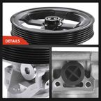 Power Steering Pump with Pulley for Acura RL V6 3.5L 2005-2008