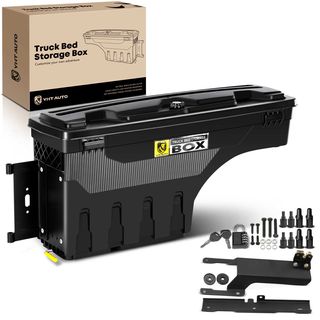 Rear Driver Truck Bed Storage Box ToolBox for Ford F-150 2015-2019