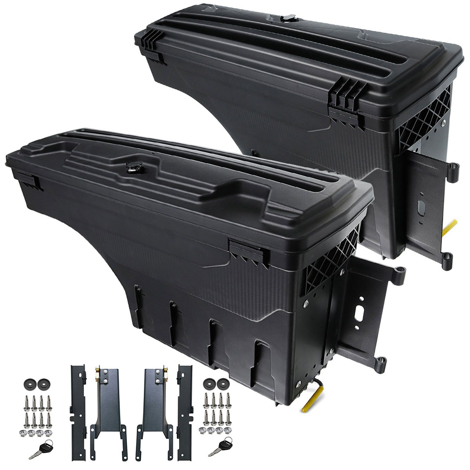 2 Pcs Rear Truck Bed Storage Box Toolbox With Lock For Ford F 150 2015 2019 A Premium