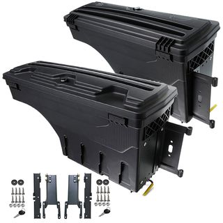 2 Pcs Rear Truck Bed Storage Box Toolbox with Lock for Ford F-150 2015-2019