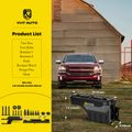 Rear Passenger Truck Bed Storage Box ToolBox for Ford F-150 2015-2019