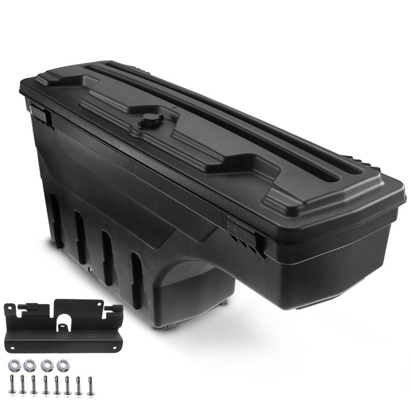 Rear Driver Truck Bed Storage Box ToolBox for 2018 GMC Sierra 3500 HD