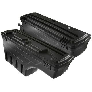2 Pcs Driver & Passenger Truck Bed Storage Box Toolbox for Toyota Tacoma 2005-2020