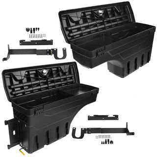 2 Pcs Rear Truck Bed Storage Box Toolbox for Ford Ranger 2019-2021