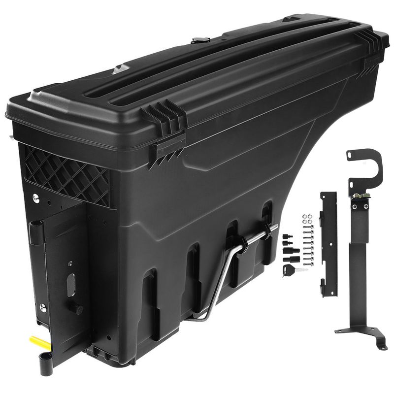 Rear Passenger Truck Bed Storage Box ToolBox for Ford Ranger 20192021