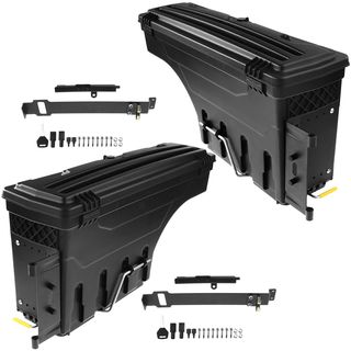 2 Pcs Rear Truck Bed Storage Box Toolbox for Nissan Titan Titan XD 2016-2021