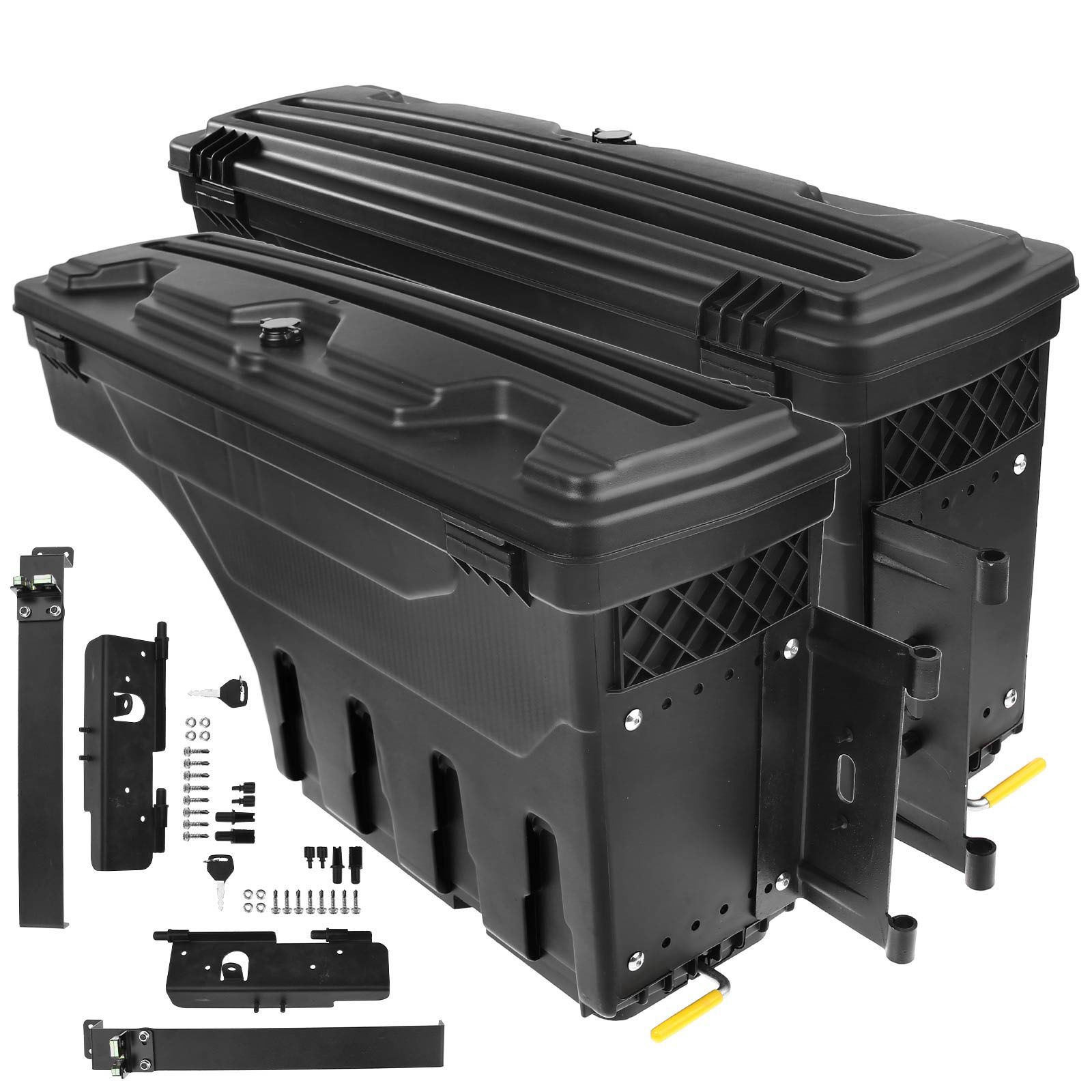 2 Pcs Rear Truck Bed Storage Box Toolbox for 1996 Dodge Ram 1500