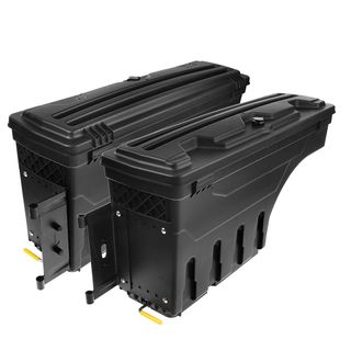 2 Pcs Left & Right Truck Bed Storage Box ToolBox for Chevy GMC Dodge Ram Ford
