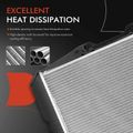 Aluminum Radiator with Transmission Oil Cooler for 1995 Toyota 4Runner