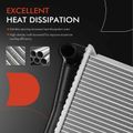 Aluminum Radiator with Trans Oil Cooler for 1995 Buick Century 3.1L V6