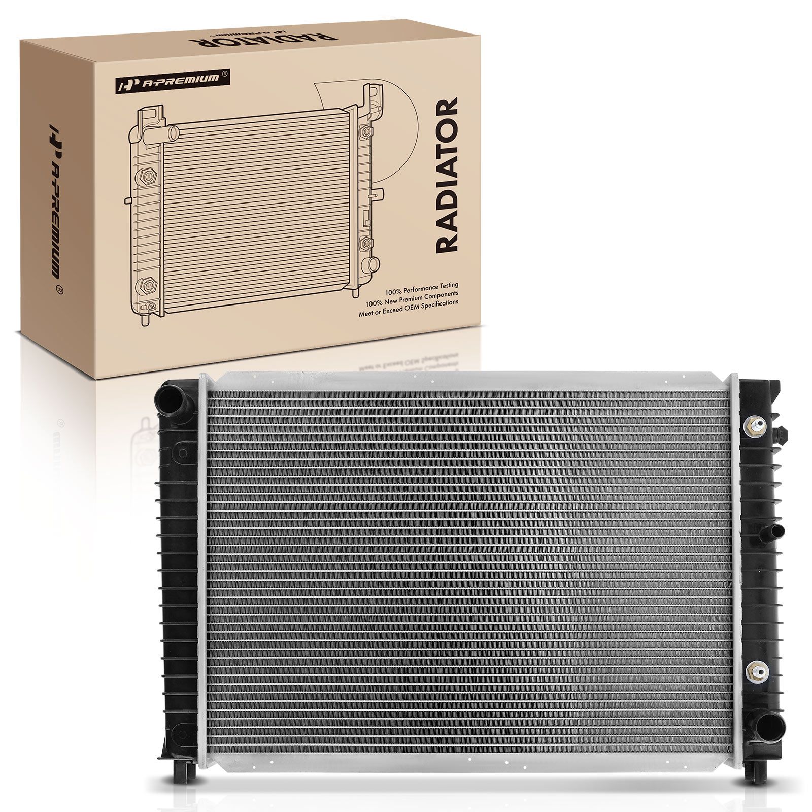 Aluminum Radiator with Trans Oil Cooler for Volvo 740 1987-1992 940 ...