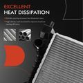 Aluminum Radiator with Trans Oil Cooler for 1999 Mercury Sable