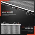 Aluminum Radiator with Trans Oil Cooler for 2002 Mitsubishi Mirage 1.5L l4