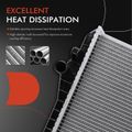 Aluminum Radiator with Transmission Oil Cooler for 2000 Pontiac Firebird