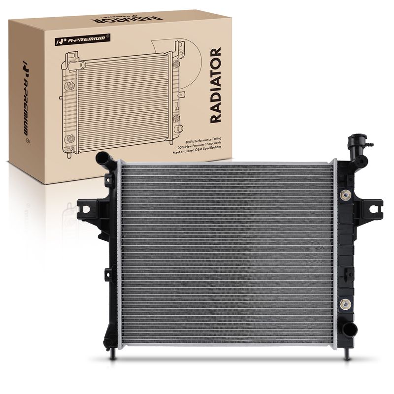 Aluminum Radiator with Transmission Oil Cooler for 2002 Jeep Grand Cherokee 4.7L V8