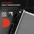 Aluminum Radiator with Transmission Oil Cooler for 2002 Cadillac DeVille 4.6L V8