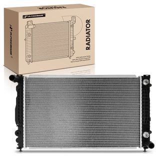 Aluminum Radiator with Trans Oil Cooler for Audi A4 A6 Quattro Volkswagen Passat 98-05