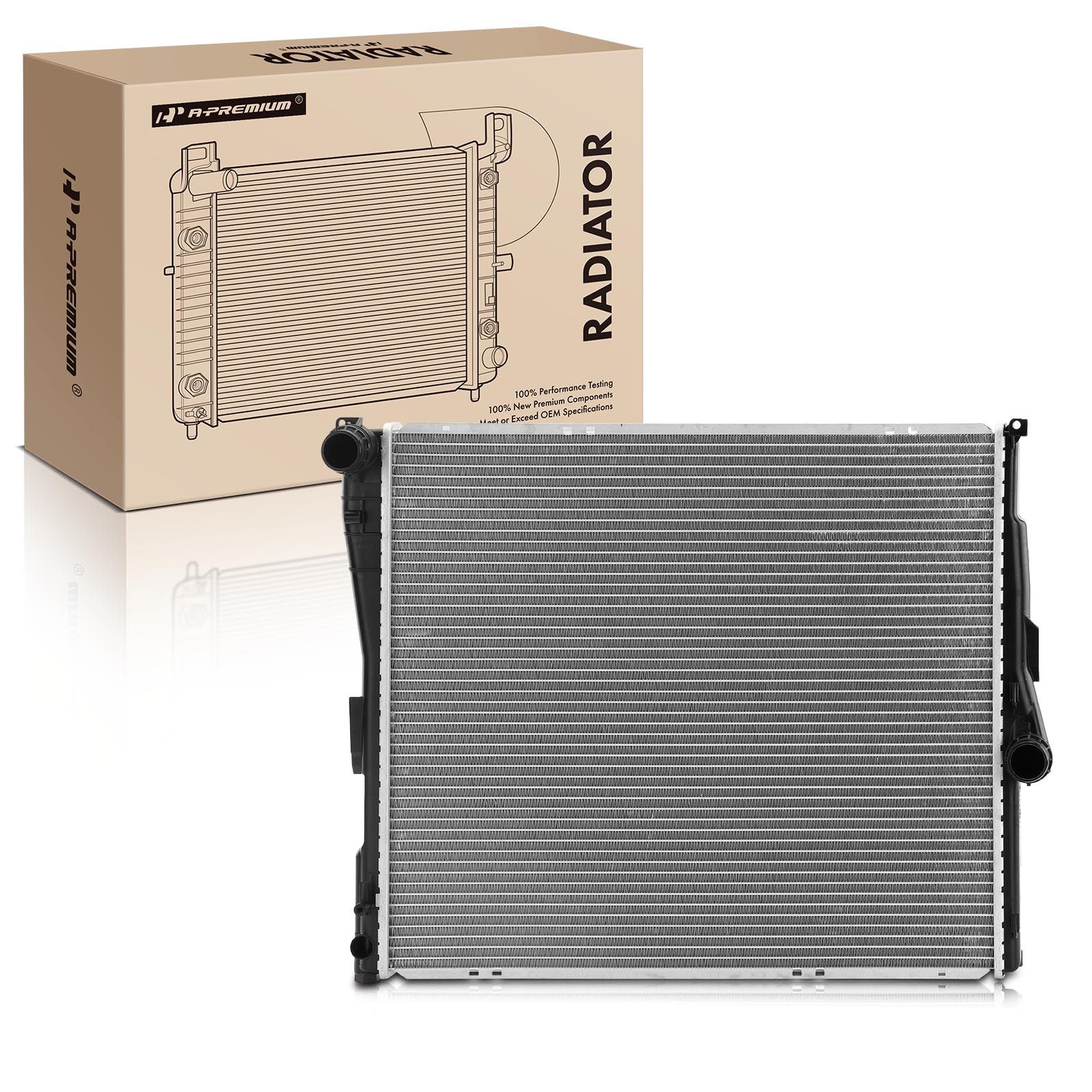 Aluminum Radiator without Oil Cooler for BMW E83 X3 2004 2005 2006 L6 2 ...