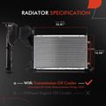 Aluminum Radiator with Transmission Oil Cooler for 2005 Dodge Sprinter 2500 2.7L l5