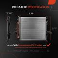 Aluminum Radiator with Trans Oil Cooler for 2007 Volvo XC90 4.4L V8