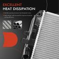 Radiator with Transmission Oil Cooler for 2011 Mazda MX-5 Miata 2.0L l4