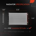 Radiator with Transmission Oil Cooler for 2018 Toyota RAV4 2.5L l4