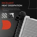 Aluminum Radiator without Oil Cooler for 2017 Tesla S