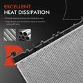 Aluminum Radiator with Transmission Oil Cooler for 1999 Nissan Sentra