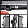 Aluminum Radiator with Transmission Oil Cooler for 1992 Mazda MPV