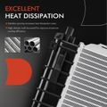 Aluminum Radiator without Oil Cooler for 2009 Mazda Tribute