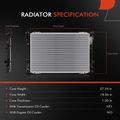 Aluminum Radiator without Oil Cooler for 2009 Mazda Tribute