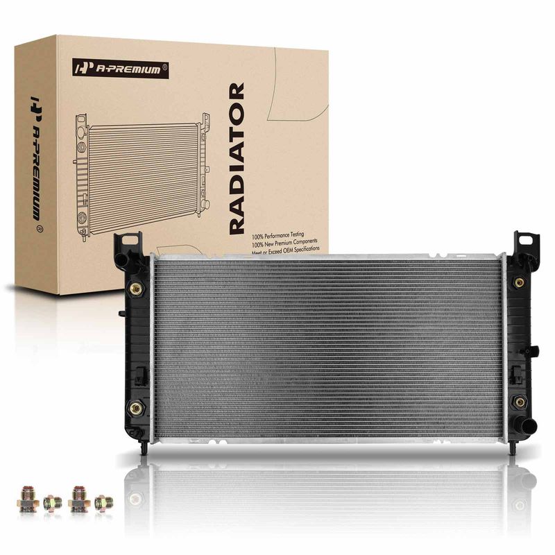 Aluminum Radiator with Oil Cooler for 2013 Chevrolet Silverado 1500 6.2L V8