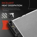 Aluminum Radiator with Oil Cooler for 2013 Chevrolet Silverado 1500 6.2L V8