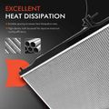 Aluminum Radiator with Trans Oil Cooler for Honda CR-V 2007-2009 L4 2.4L Automatic Trans.