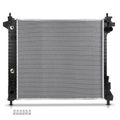 Aluminum Radiator with Transmission Oil Cooler for 2010-2011 Cadillac SRX