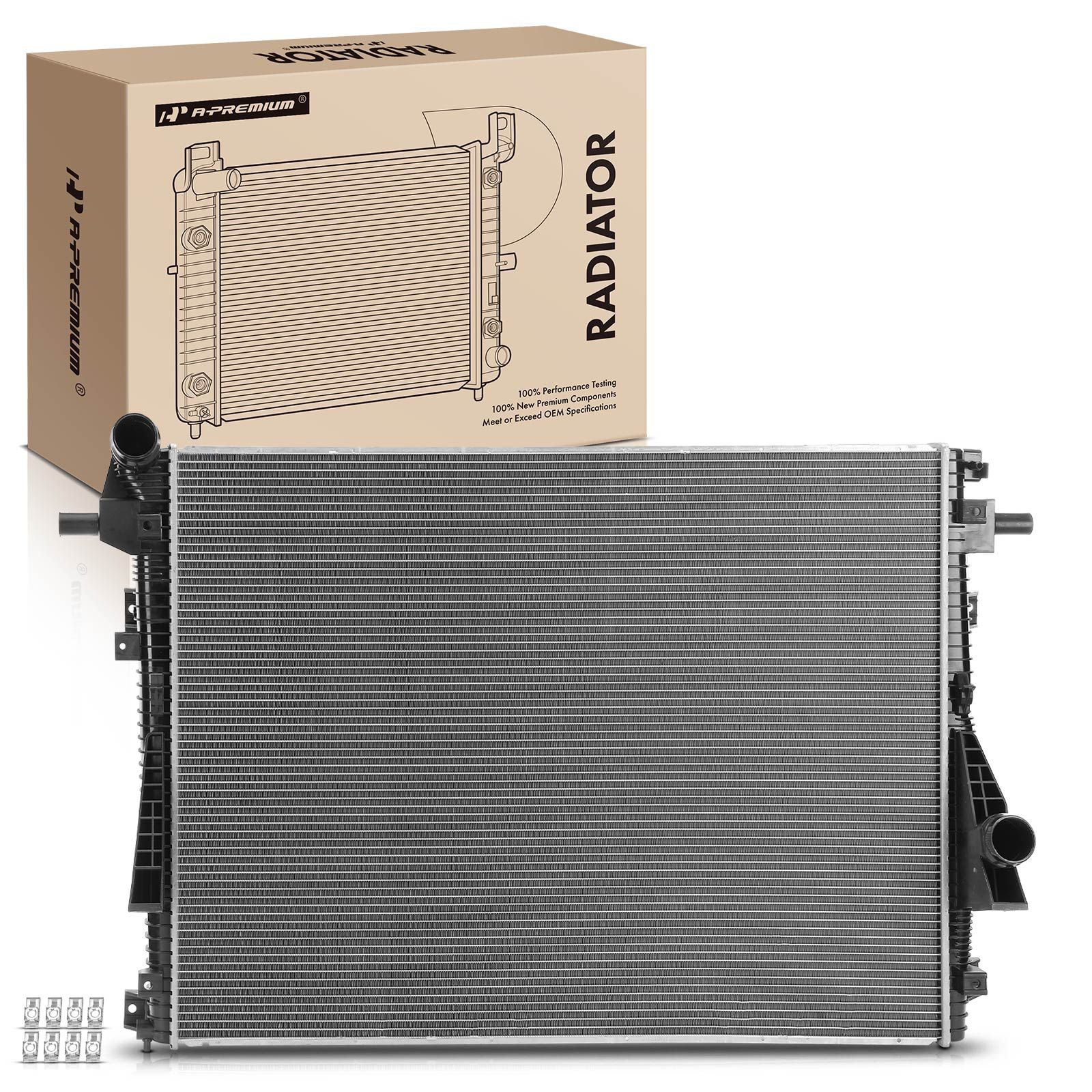 Aluminum Radiator without Oil Cooler for 2015 Ford F-450 Super Duty