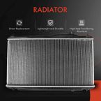 Radiator with Oil Cooler for Acura ILX Sport 2013 2014 2015 L4 2.0L Automatic
