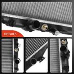 Radiator with Oil Cooler for Acura ILX Sport 2013 2014 2015 L4 2.0L Automatic