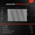 Radiator without Oil Cooler for 2013 Ford F-350 Super Duty