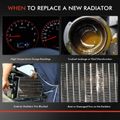 Aluminum Radiator without Oil Cooler for 2016 Mitsubishi Outlander Sport