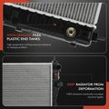 Aluminum Radiator with Transmission Oil Cooler for 2014-2017 Buick Regal