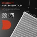 Aluminum Radiator with Transmission Oil Cooler for 2023 Mazda CX-5 2.5L l4