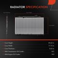 Radiator without Oil Cooler for 2018-2022 Honda Odyssey