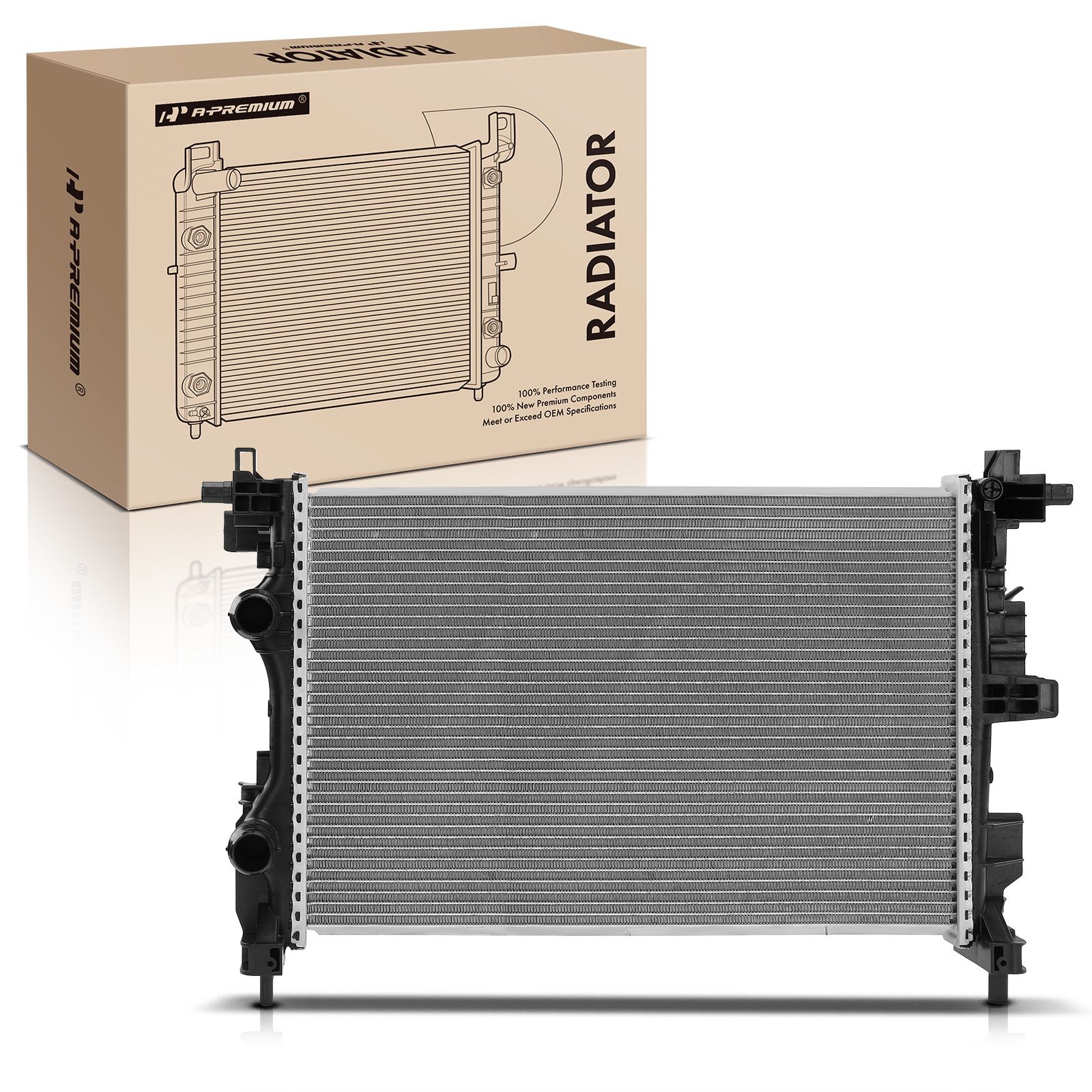 Aluminum Radiator without Oil Cooler for 2020 Jeep Compass