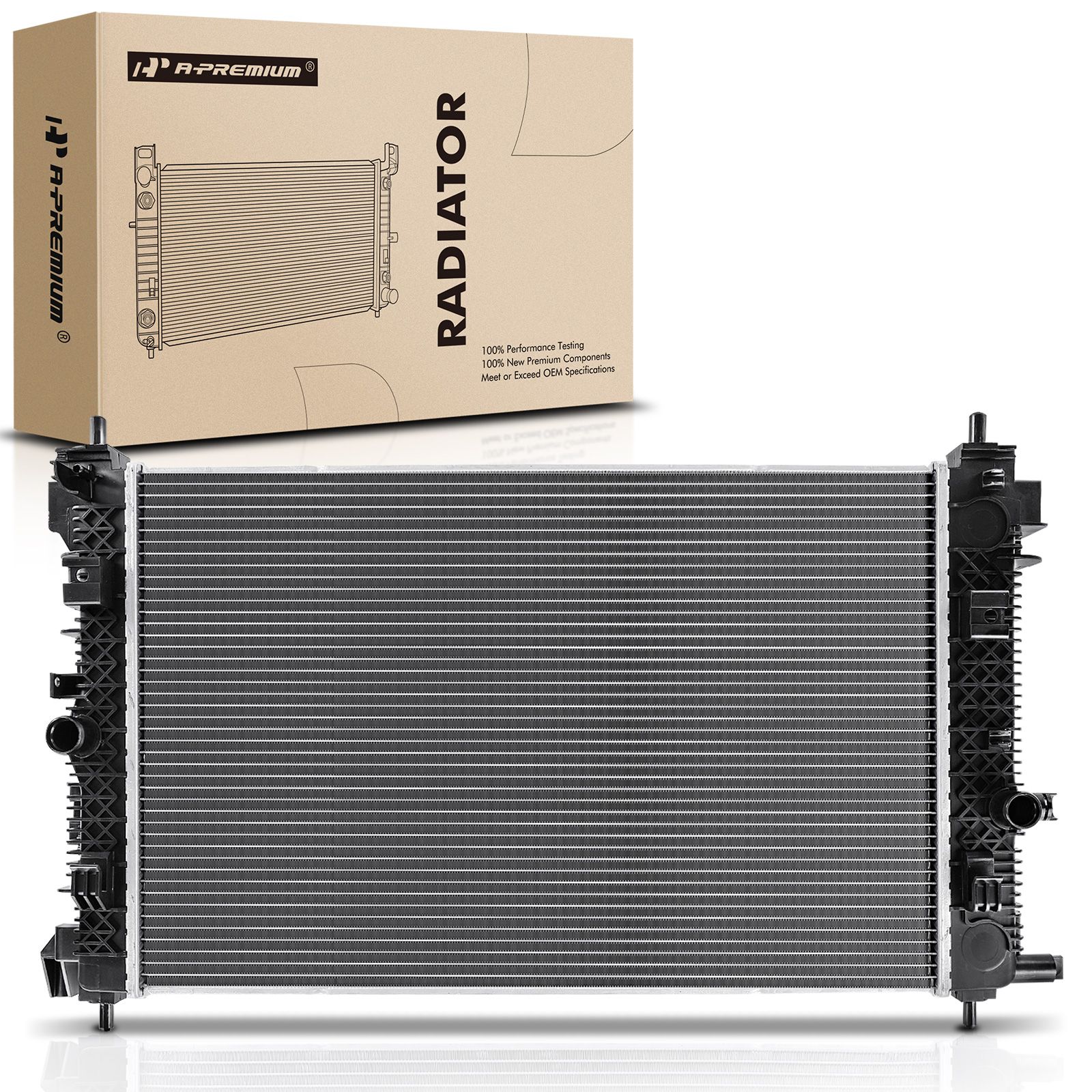 Aluminum Radiator without Oil Cooler for 2019 Buick Envision 2.5L l4