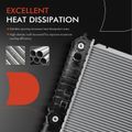 Aluminum Radiator with Transmission Oil Cooler for 2002 Buick Regal 3.8L V6