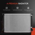 Aluminum Radiator with Transmission Oil Cooler for 2007 Audi A4 Quattro 3.2L V6