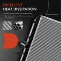 Aluminum Radiator without Oil Cooler for 2005 Mazda RX-8 1.3L R2