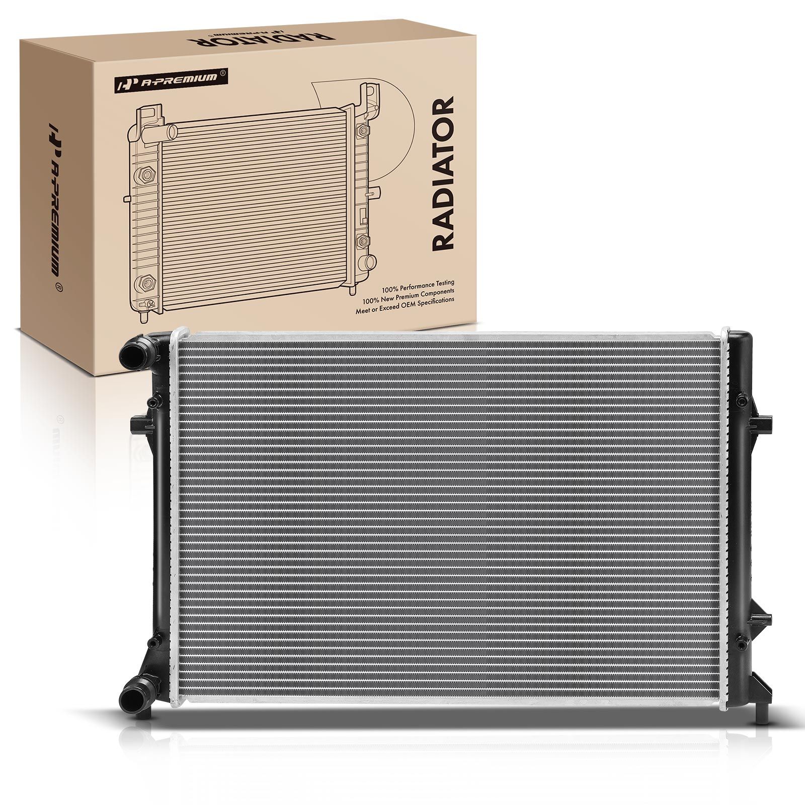 Aluminum Radiator without Oil Cooler for 2014 Volkswagen Passat